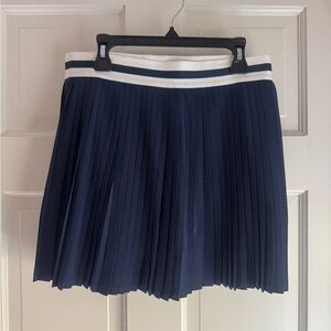 NWT Southern Tide Dark Blue Pleated Mini Skort